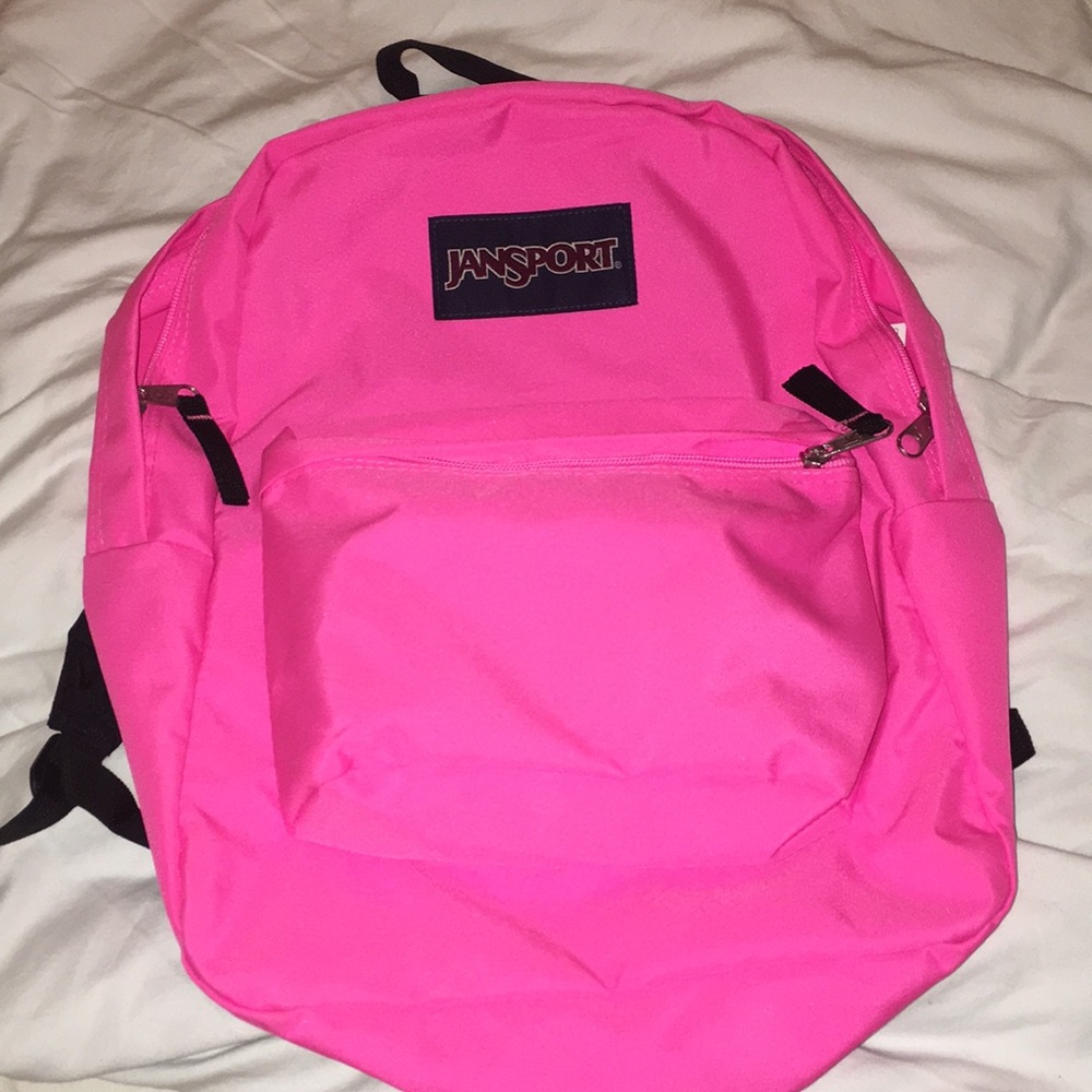 NWOT. Jansport hot pink backpack